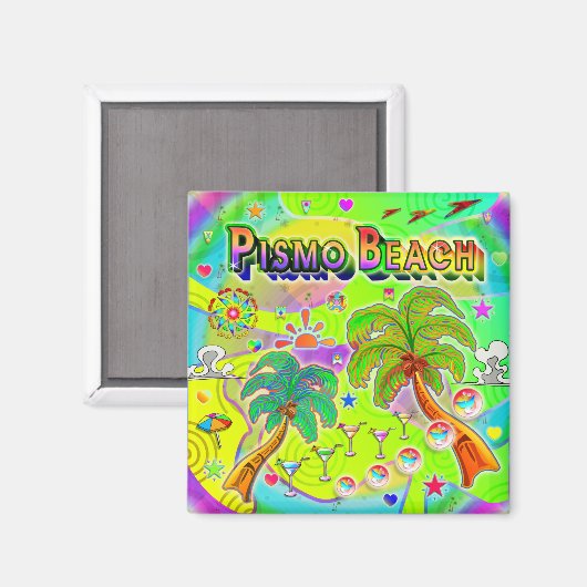 Pismo Beach Mind Magnet (Recto/Verso)