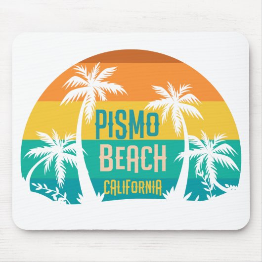 Pismo Beach Retro Muismat (Voorkant)