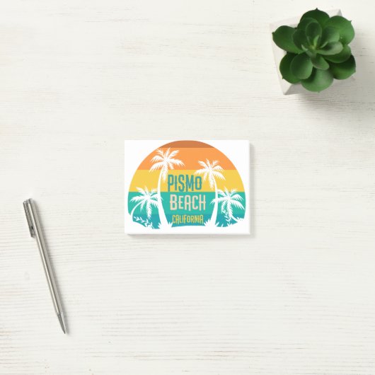 Pismo Beach Retro Post-it® Notes (Kantoor)