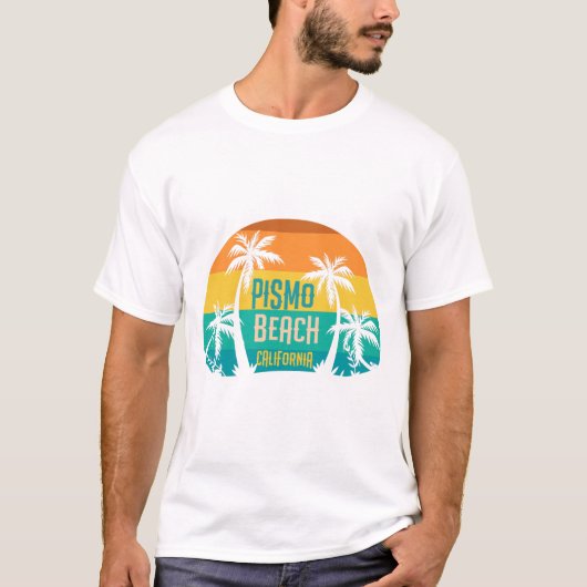 Pismo Beach Retro T-shirt (Voorkant)