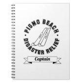 Pismo Beach Secours Capitaine Carnet (Devant)