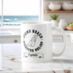 Pismo Beach Secours Capitaine Mug