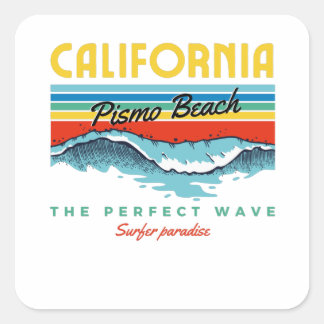 Pismo Beach Vierkante Sticker