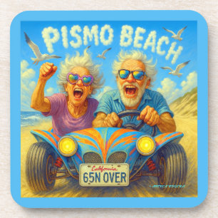 Pismo Beach - vreugde bij vol gas. Bier Onderzetter