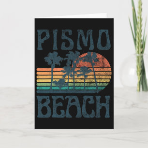 Pismo California Strand Zomer Vakantie Vintage Kaart