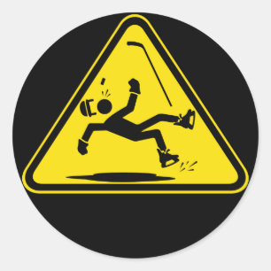 Piso Mojado Logo op Zwarte Sticker