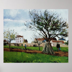 Pissarro - Appelbomen bij Pontoise Poster