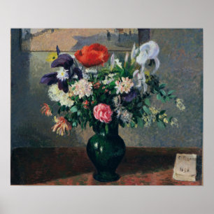 Pissarro - Boeket Bloemen 1898 Poster