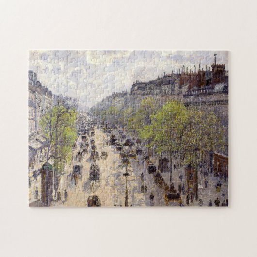 Pissarro - Boulevard Montmartre, lente Legpuzzel (Horizontaal)