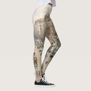 Pissarro - Boulevard Montmartre, Middagzon Leggings