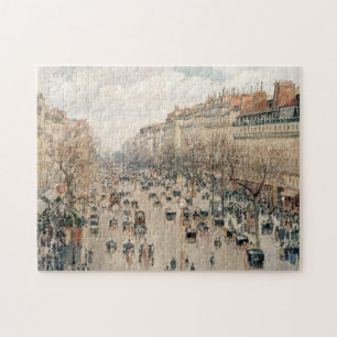 Pissarro - Boulevard Montmartre, Middagzon Legpuzzel