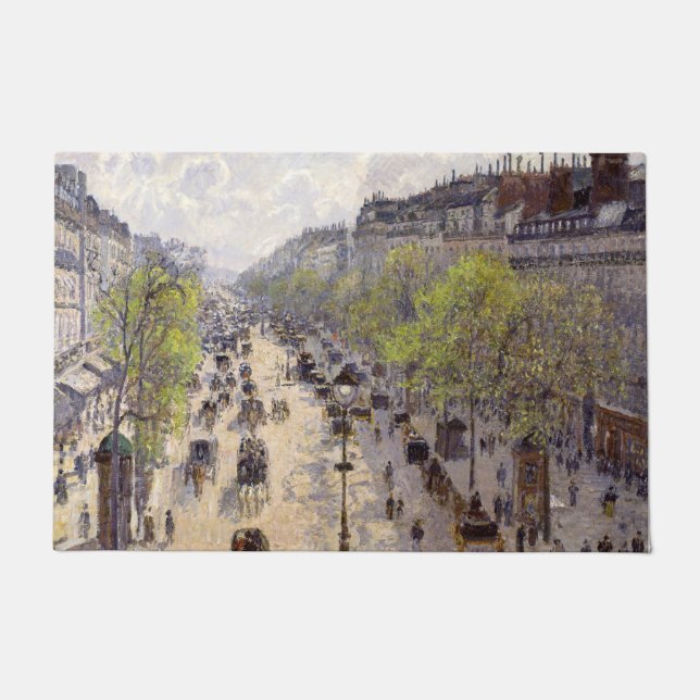 Pissarro - Boulevard Montmartre - Spring Deurmat (Voorkant)