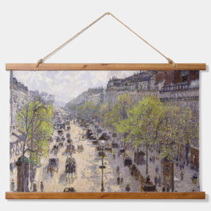 Pissarro - Boulevard Montmartre - Spring Hangend Wandkleed