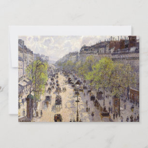 Pissarro - Boulevard Montmartre - Spring Kaart