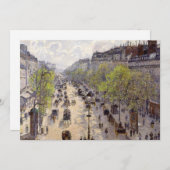 Pissarro - Boulevard Montmartre - Spring Kaart (Voorkant / Achterkant)