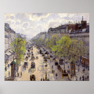 Pissarro - Boulevard Montmartre - Spring Poster
