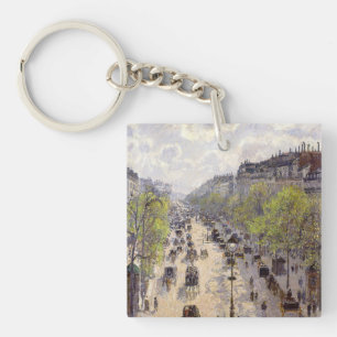 Pissarro - Boulevard Montmartre - Spring Sleutelhanger