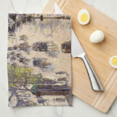 Pissarro - Boulevard Montmartre - Spring Theedoek (Quarter Fold)