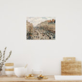 Pissarro - Boulevard Montmartre, vanmiddag Sun Poster (Keuken)