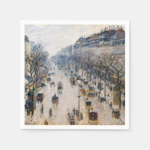 Pissarro - Boulevard Montmartre, Winterochtend Servet