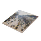 Pissarro - Boulevard Montmartre, Winterochtend Tegeltje (Zijkant)