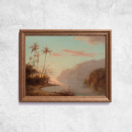 Pissarro Creek in sint-Thomas beroemde kunst Poster