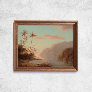 Pissarro Creek in sint-Thomas beroemde kunst Poster