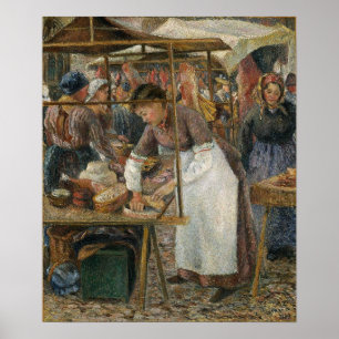 Pissarro - De Slager 1883 Poster