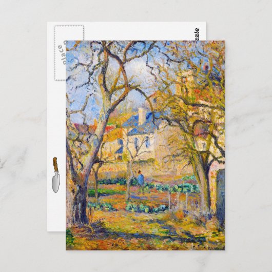 Pissarro Garden Briefkaart (Voorkant / Achterkant)