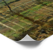 pissarro - gesprek met fence 1872 poster (Hoek)