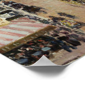 Pissarro - La Rue Saint-Honore 1898 Poster (Hoek)