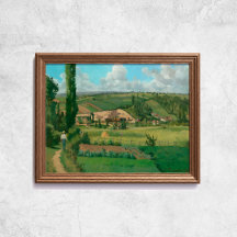 Pissarro Landscape Les Patis Famous Art