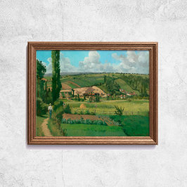 Pissarro Landscape Les Patis Famous Art Poster