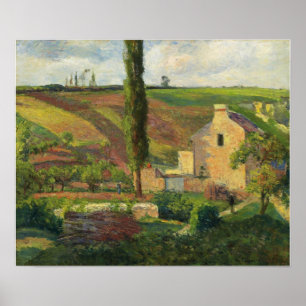 Pissarro - Mathurins Hill at Hermitage Pontoise Poster