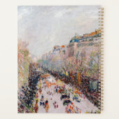 Pissarro - Montmartre, Mardi Gras sur le boulevard (Dos)