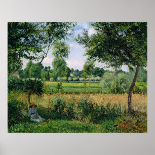 Pissarro - Morgen Zonlicht Effect Eragny Poster
