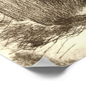 Pissarro - Peasant Laboring 1890 Poster (Hoek)