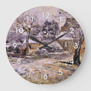 Pissarro - sneeuw op Montfoucault Grote Klok