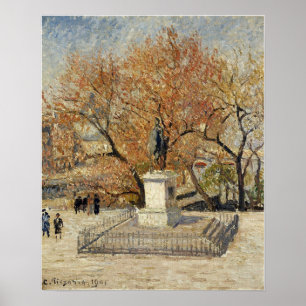 Pissarro - Standbeeld van Hendrik IV 1901 Poster