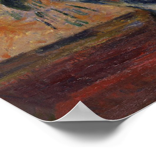 Pissarro - stilstaand leven met pony's en Mock Ora Poster (Hoek)