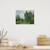 Pissarro - Wanderer op weg naar hout 1887 Poster (Keuken)