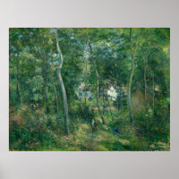 Pissarro's Edge of the Bossen Near L'Hermitage