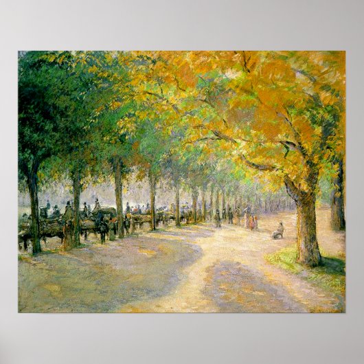 Pissarro's "Hyde Park" - Poster (Voorkant)