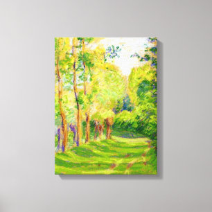 Pissarro's "Landschap in St Charles" Canvas Afdruk
