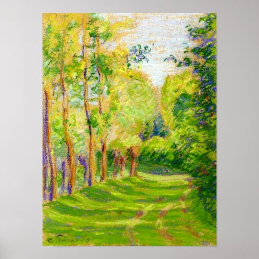 Pissarro's "Paysage à St Charles" - Poster (Devant)
