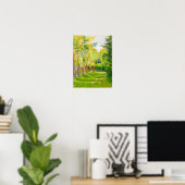 Pissarro's "Paysage à St Charles" - Poster (Bureau à domicile)