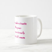 Pissée tasse de femme (Devant droit)