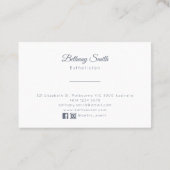 Pissenlit des cartes de visite | (charbon de bois) (Dos)