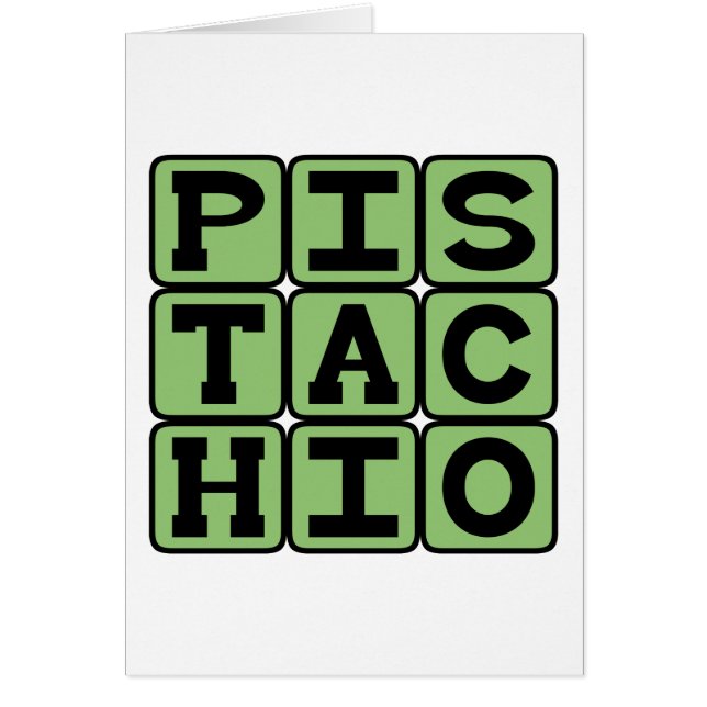 Pistache, Fruit à Coque (Devant)