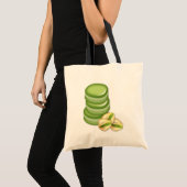 Pistache macarons tote bag (Voorkant (product))